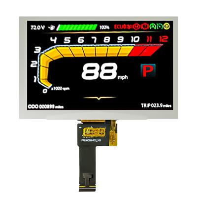 中国 50ピン RGB インターフェイス 5 インチ TFT LCD ディスプレイ IPS タイプ 800*480 解像度 販売のため