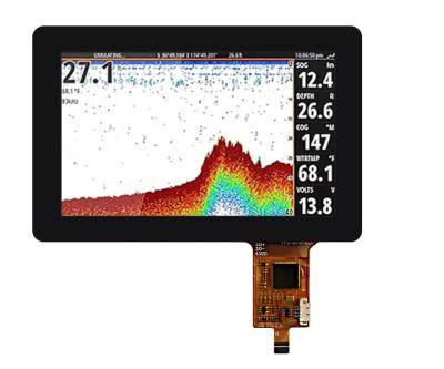 중국 20핀 LVDS IPS TFT LCD 디스플레이 5인치 용량 터치 스크린 800*480 해상도 판매용