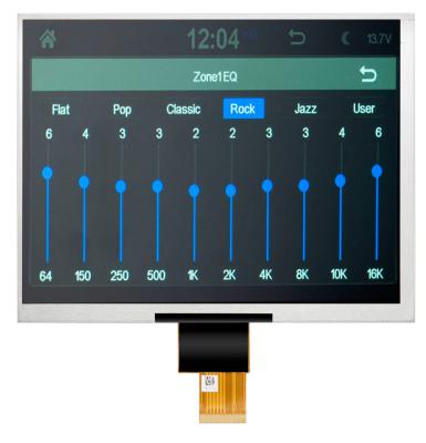 China Normalmente negro 8 pulgadas TFT pantalla LCD TFT IPS pantalla LCD con amplia temperatura en venta