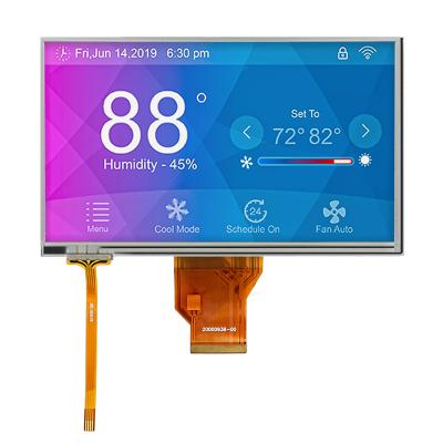 China 7 inch touch screen LCD display module with 800nits Backlight for sale