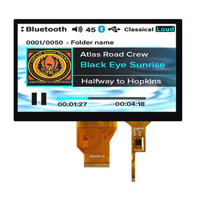 Cina Interfaccia RGB 50 pin TFT 7 pollici Display IPS TFT touchscreen con risoluzione 800*480 in vendita