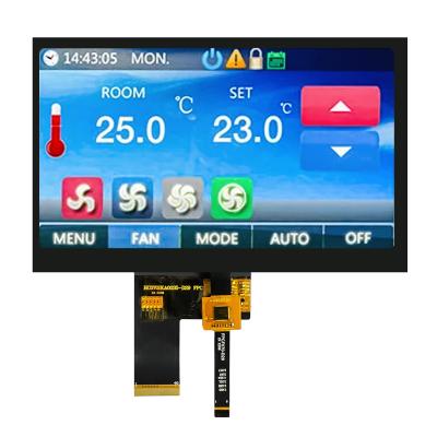 China Data Transmission 7 Inch LCD Display Screen With 40pin LVDS Interface for sale