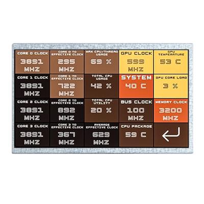 China 7 Inch TFT LCD screen with Wide Temperature Range and 20pin LVDS Interface for sale