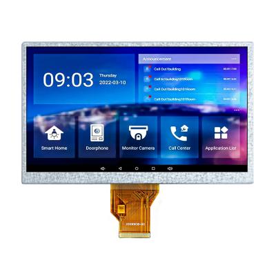 China Modulo de pantalla LCD TFT de 9 pulgadas de color blanco con interfaz RGB de 50 pines en venta