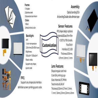 Китай Высокопроизводительный пользовательский TFT дисплей LCD сенсорный экран продается