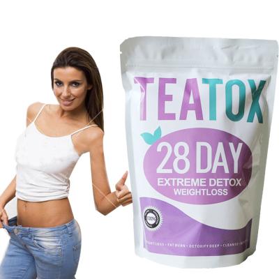 China Factory Supply Low Salt Export Safety 28 Days Fashion Belly Detox Tea Healthy Detox Tea for sale