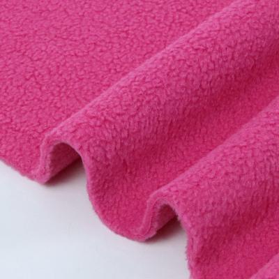 China Memory High Quality 100% Polyester Double Two Side Brushed and Pilling Thick Winter Jacket Coat Polar Fleece Fabric for Scarf Socks for sale