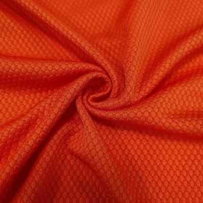 China Anti Pill China Factory Manufacturer Color customizable Polyester Spandex Mesh Fabric Pique Knitted Fabric for Sportswear for sale