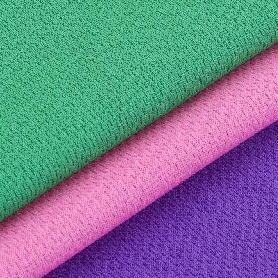 China Anti-Static 100% Polyester Knit Bird Eye Mesh Eyelet Fabric Sportswear Sports Athletic Wear Mesh Jersey Fabric for sale