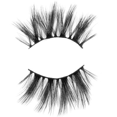 China Factory Price Natural Soft Direct Invisible False Eyelashes False Eyelashes Magnetic False Mink Lashes for sale