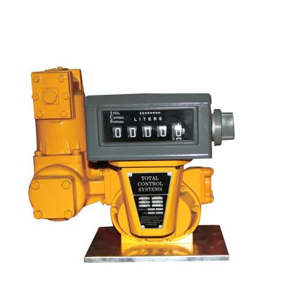 China Positive displacement bulk flow meter for oil measuring low viscosity and high lubricity 1.5