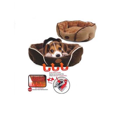 China Large Fur Dog Beds Promotion Price Pet Enthusiast Individual Fur Dog Beds Warming Winter for sale