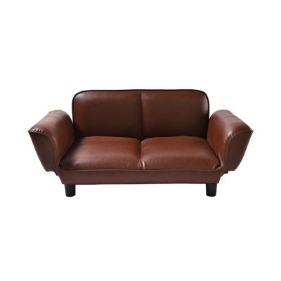 China Brown Dog Sofa Leather Sleeping Luxury Waterproof Sofa Dog Bed Waterproof Pet for sale