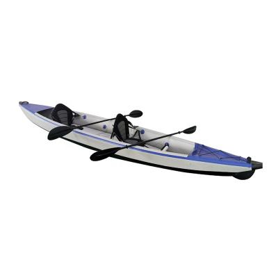 China PVC inflatable kayak paddle boat/portable and lightweight canoe kayak/fishing point drop kayak for sale