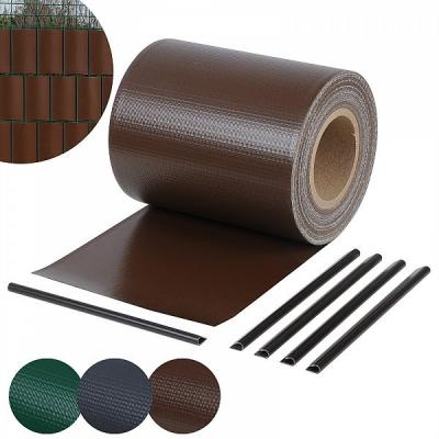 China Easily Assembled 4.7cm*50m PVC Privacy Slats Blackout Strip Kit For Chain Link Fence for sale