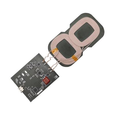 China Professional mobile phone factory supply development coil and dual design PCB Qi standard receiver and wireless charger module for sale