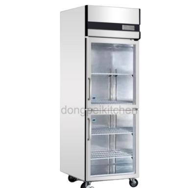 China Hot Sale 420L Refrigerator Display Price Electronic Temperature Control Food Fruit Soft Drink Display Showcase Fridge for sale