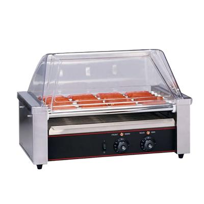 China High Efficiency Hot Dog 9 Rollers Sausage Tools Hot Dog Grill Snacks Baking Machine for sale