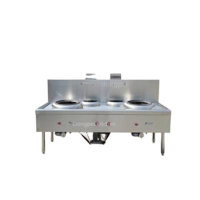 China Eco - Friendly Stainless Steel Restaurant Cooking Stove / Gas Wok Burner / Chinese Wok Range for sale