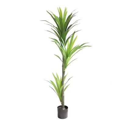 China Dracaena Wholesale Good Quality Bonsai Artificial Plant Decoration Leisure Office Plant Fragrans for sale