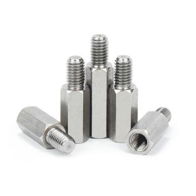 China Iron Nickel Plated Iron M2M3M4M5M6M8 Male And Female Thread Hex Screw Distance Bolts For PCB Standoff Spacer for sale