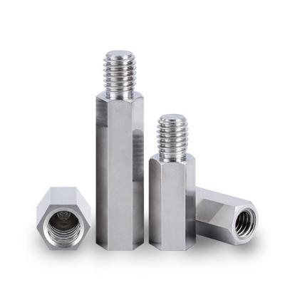 China Stainless steel Nickel Plated Stainless Steel Metal M2 M2.5 M3 M4 M5 M6 Male Female Thread Distance Screw Bolts PCB Standoff Spacer for sale