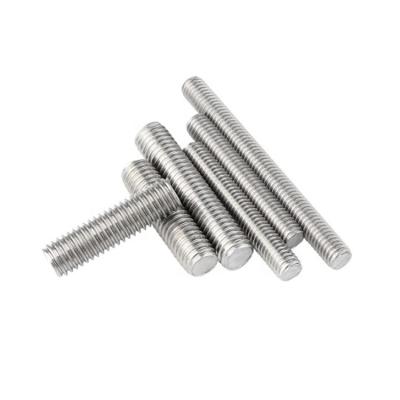 China Healthcare Wholesale 30--250mm Short Bar 304 Stainless Steel Studs Full Threaded Rods M3 to M45 for sale