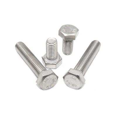 China Stainless steel Hot Selling 304 Stainless Steel M4M5M6M8M10M12M14M16M20 Hexagon Flat Head Bolts for sale