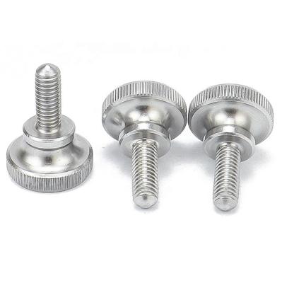 China Knurled 304 Stainless Steel M2 M3 M4 M5 M6 M8 M10 Knurled Shoulder Head Knob Thumb Screws for sale