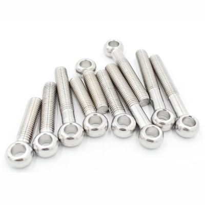 China Stainless steel Eye Screw Stainless Steel M4 - M36 Stainless Steel 304 Din 444 Swing Bolts Eye Bolts Eyebolts Building Screws for sale