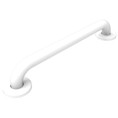 China Modern Upright Handicapped Powder Coating Safety Stainless Steel Shower White Bright Grab Bar For Elderly for sale