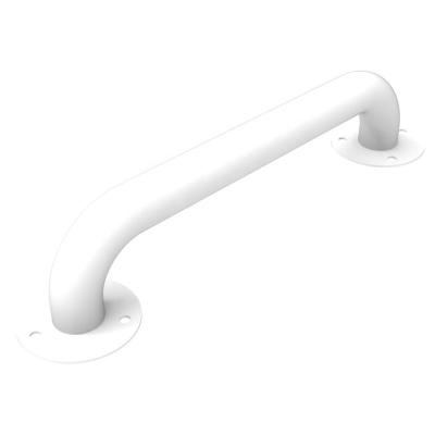 China Modern Exposed White Paint Grab Bar Flange for sale