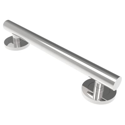 China Modern Polished SS 304 Chrome Stainless Steel Hotel Grab Bar Contemporary Grab Bar for sale