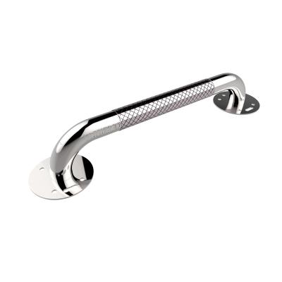 China Modern SS 304 Stainless Steel Knurling Grab Bar Exposed Flange Polish for sale