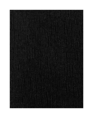 China Blackout knit men's black worsted and green striped wool/polyester fleece fabric for winter clothing A1823-8 for sale