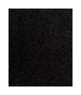 China Stain Resistant Korean Knit Black Wool / Polyester Fabric High Quality Wholesale For Winter Clothing AJ160-7 for sale