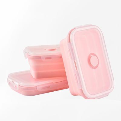 China Portable Leakproof Collapsible Freshness Preservation Silicone Food Container Baby Bowl for sale