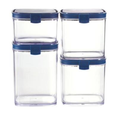 China 4pcs Sustainable Food Storage Container Airtight Set for sale