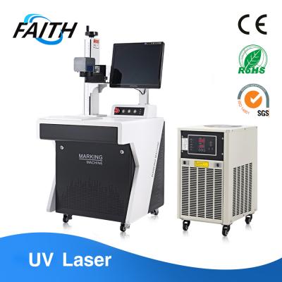 China Water Cooled Laser Engraving Machine Laser Marking Online Flying UV Machine for Glass Plastic Acrylic Line Printer for sale