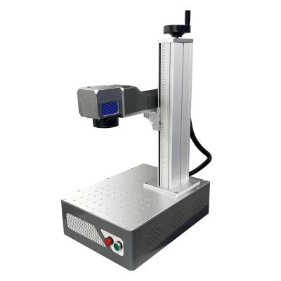 China Price 20W 30W 50W MIni Portable /Table Laser Marking Machine Handheld Type 3D Meta Raycus Best Source Fiber Laser Marking Machine for sale