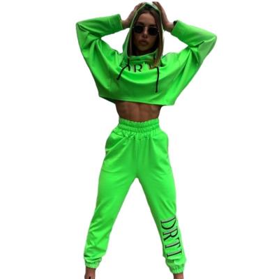 China New Design Breathable Ladies Slim Long Sleeve Zipper Crop Tops And Pants Gym Shaping Wear for sale