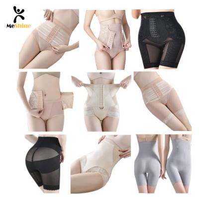 China Polyester Women's Shapewear Tummy Control Panties Mid Thigh Body Shaper Jumpsuit Butt Push Up Shaping Panties for sale