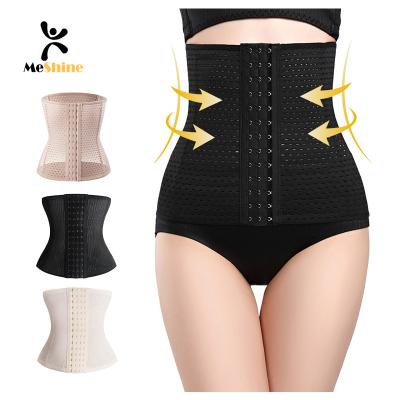 China Neoprene/Nylon Women Latex Cincher Body Shaper Belt Bustiers Waist Trainer Corset For Weight Steel Boned Loss for sale