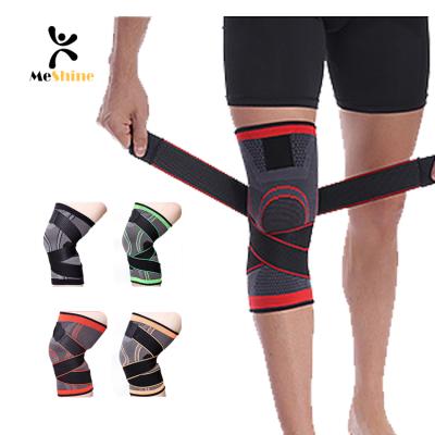 China Breathable High Elastic Knee Support Avoid Injury Knee Pad Sports Silicone Protective Knee Pad for sale