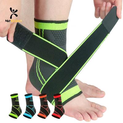 China Sports Safety Sport Ankle Amazon Customized Adjustable Logo Ankle Protector Brace Ankle Support Braces for sale