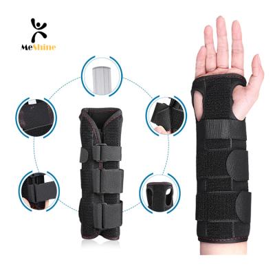 China Breathable Adjustable Windproof Sports Wrist Splint Fitted Steel Plate Wrist Support Brace For Carpal Tunnel for sale