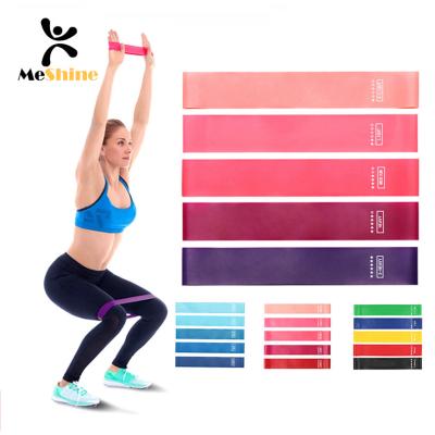 China 5 Tier Polyester Fabric 5 Sets Loop Resistance Bands For Men And Women Gyms Home Yoga Pilates Physical Resistance Band for sale