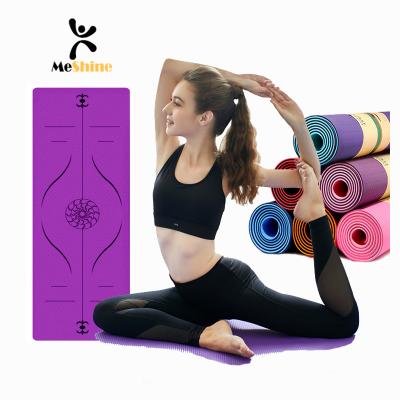 China High Density Eco - Friendly Custom Tape Yoga Mat For Exercise for sale