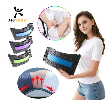 China 2021 New Waist Massager Back Board Posture Lumbar Support Magnetic Massager Device Lower Back Adjustable Spine Pain Relief for sale