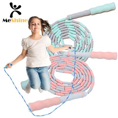 China Durable High Adjustable Black Speed ​​PP Handle Custom Logo PVC Kids Jumping Jump Rope For Kids for sale